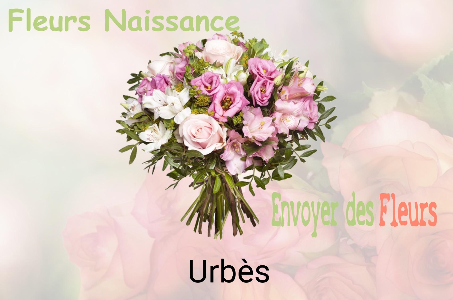 Bouquet de fleurs de naissance livré à Urbès